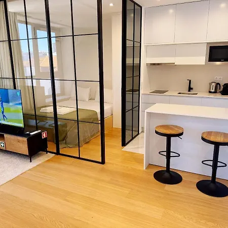 公寓 Cozy Downtown Studio-3min Bolhao Metro 波尔图